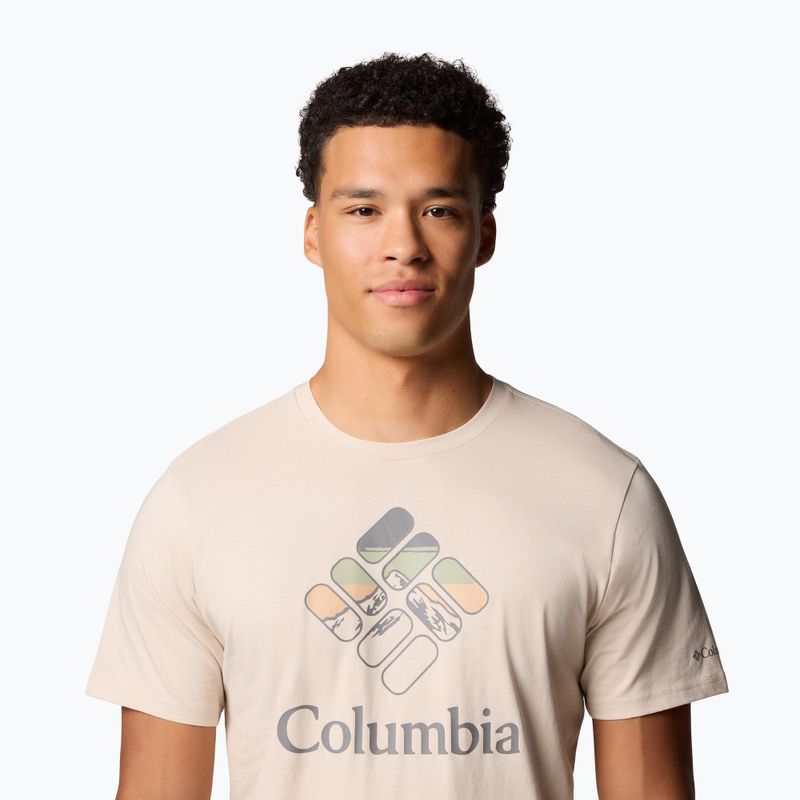 Men's T-shirt Columbia Rapid Ridge Graphic dark stone/heavenly 5