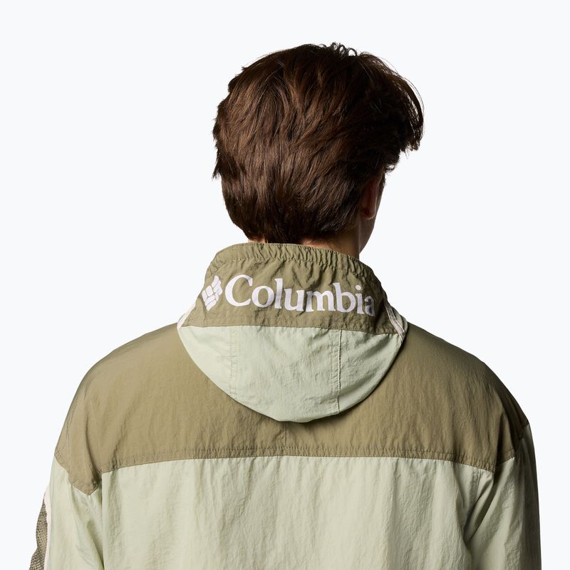 Men's windbreaker jacket Columbia Challenger II Windbreaker safari/stone green 6