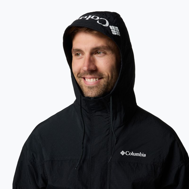 Men's windbreaker jacket Columbia Challenger II Windbreaker black 4