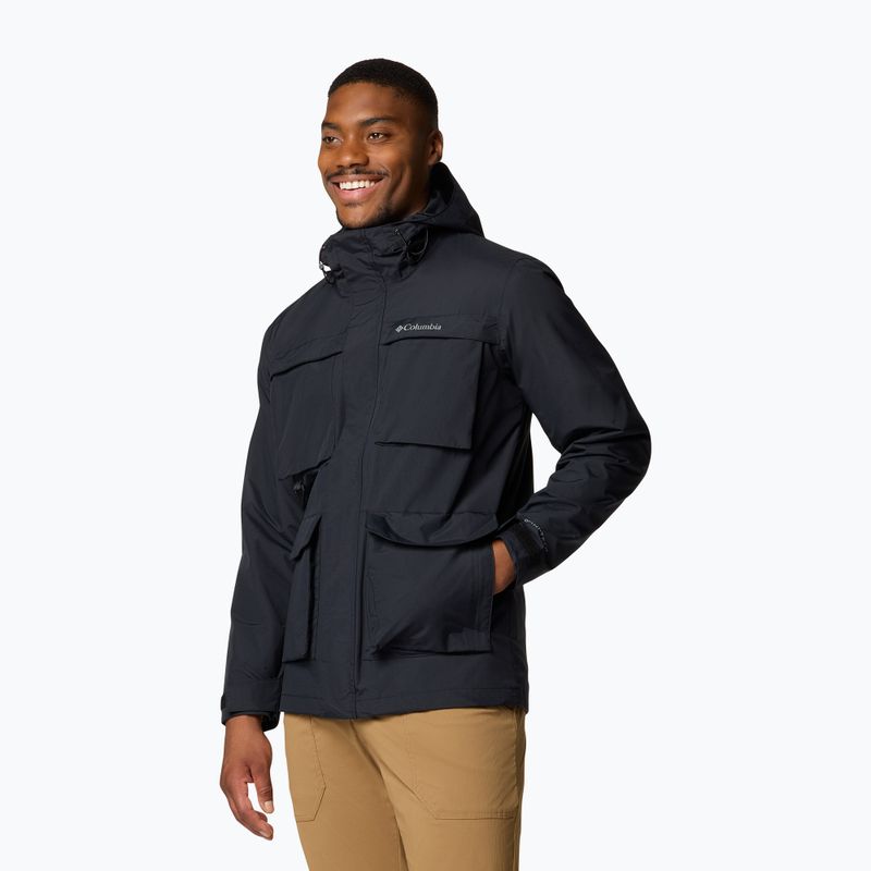 Men's Columbia Landroamer II rain jacket black 4