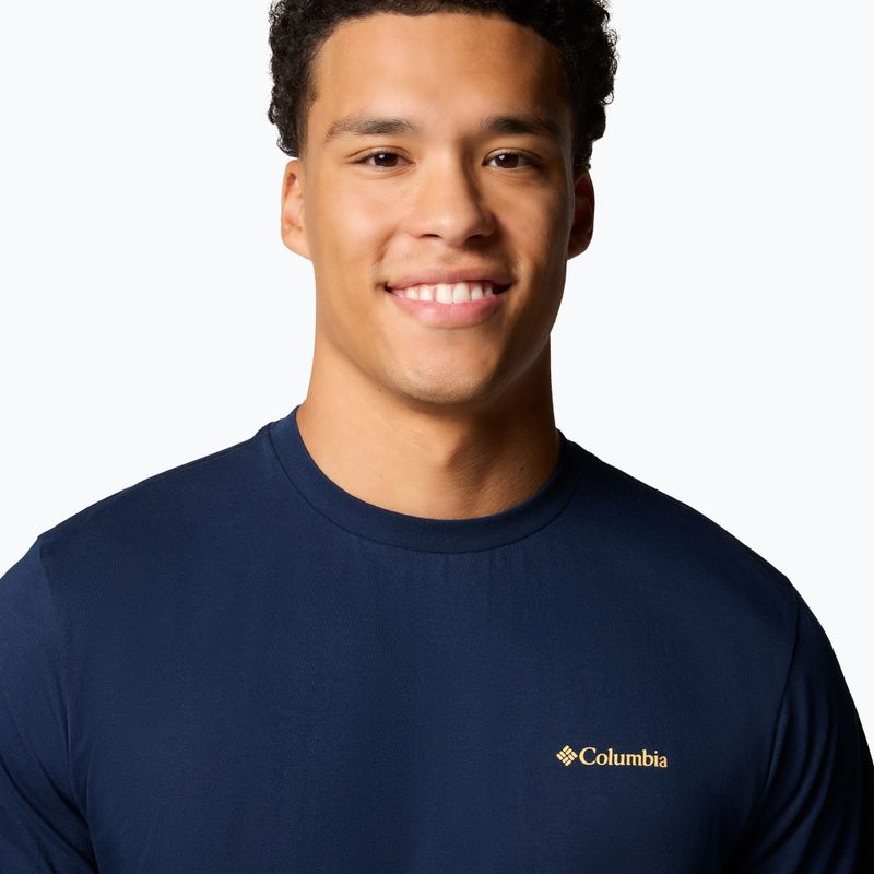 Men's T-shirt Columbia Kettle River Back Graphic Tee collegiate navy 4