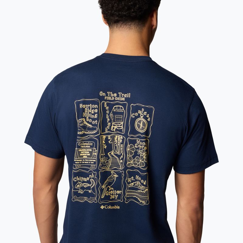 Men's T-shirt Columbia Kettle River Back Graphic Tee collegiate navy 5