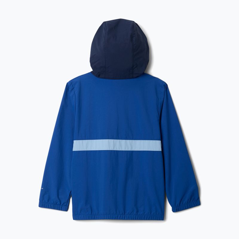 Children's wind jacket Columbia Spire Valley Windbreaker mountain blue/collegiate navy/ripple blue 2