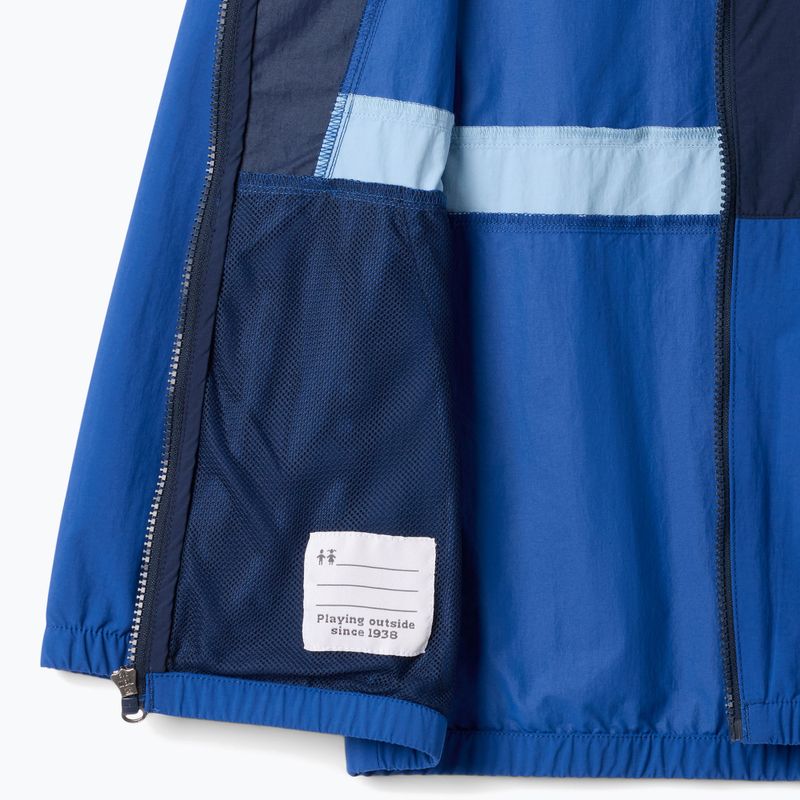 Children's wind jacket Columbia Spire Valley Windbreaker mountain blue/collegiate navy/ripple blue 3