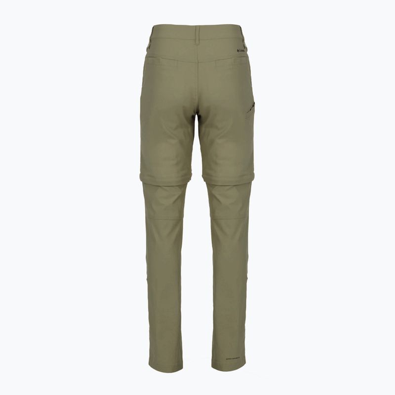 Women's trekking trousers Columbia Leslie Falls Convertible stone green 10