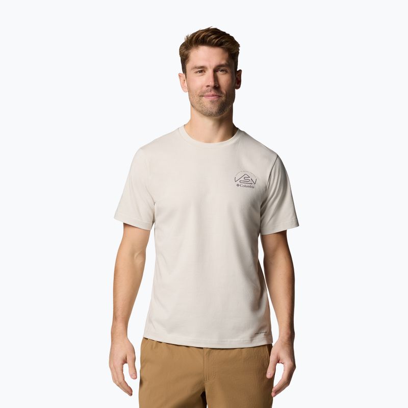 Men's T-shirt Columbia Tunnel Valley Graphic Tee dark stone/naturally inclined