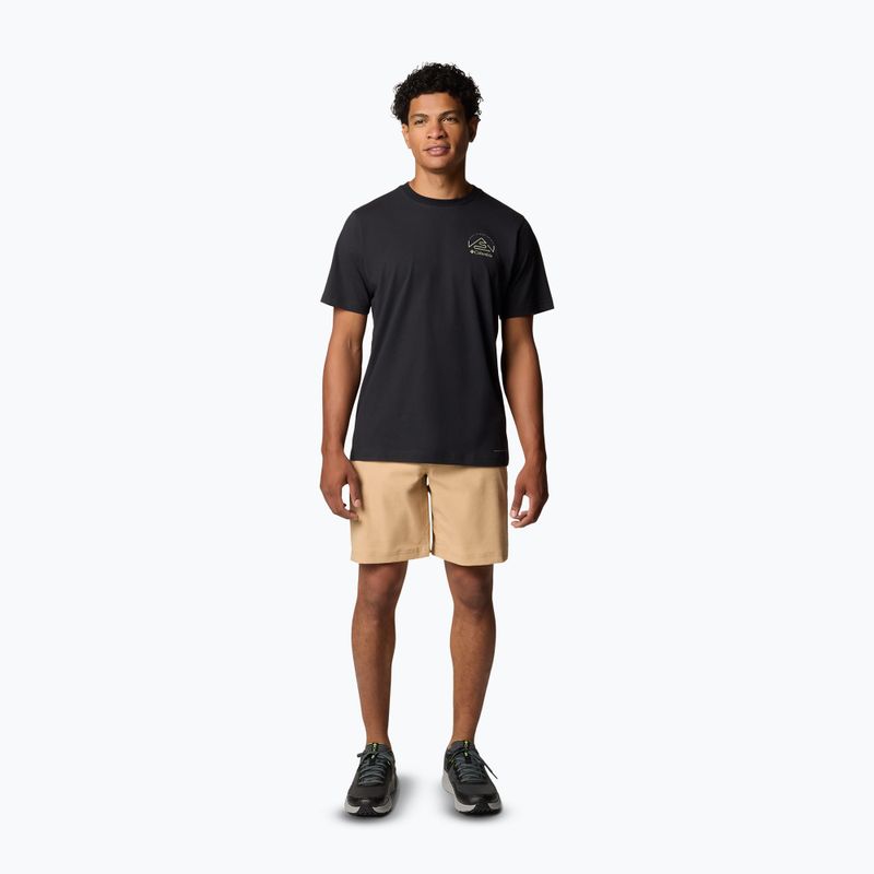 Men's T-shirt Columbia Tunnel Valley Graphic Tee black/naturally inclined 2