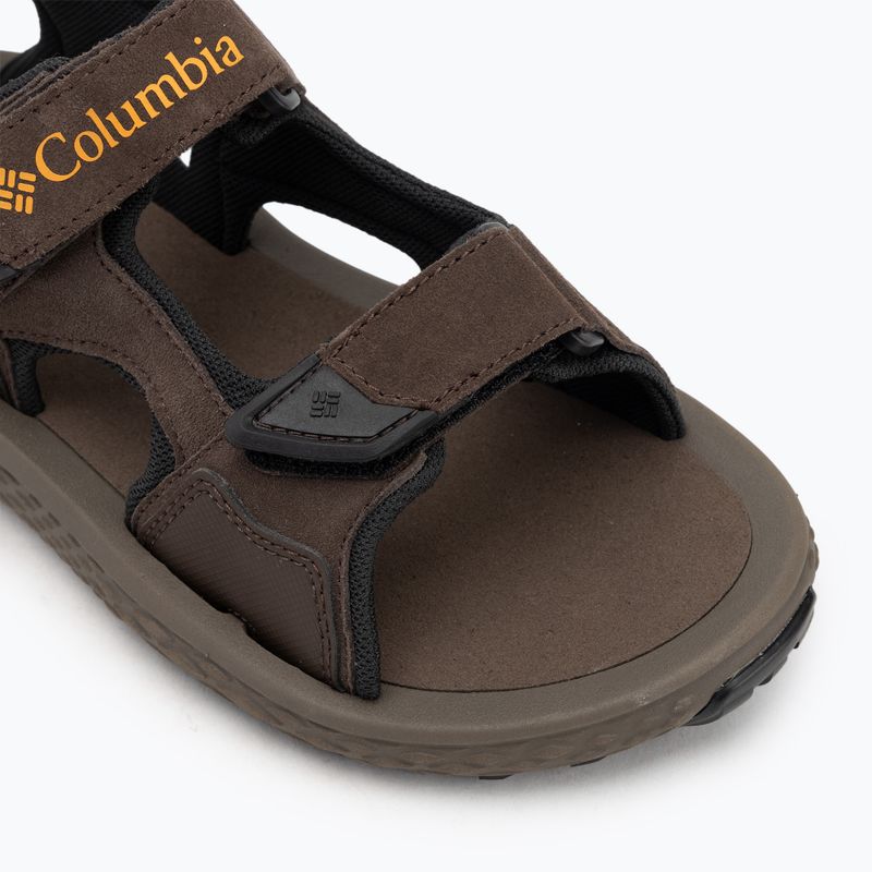 Men's sandals Columbia Konos Hiker 3-Strap cordovan/mud 7
