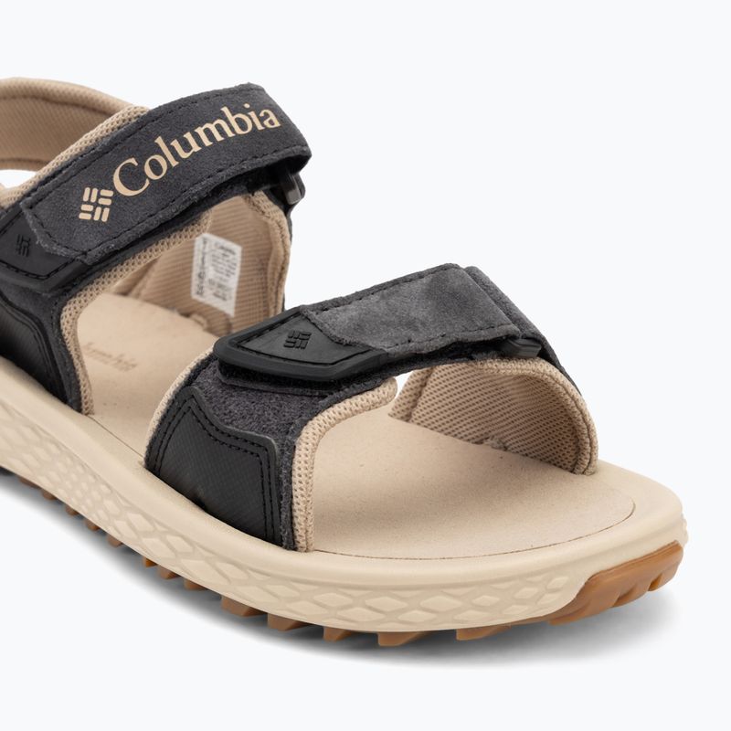 Men's sandals Columbia Konos Hiker 2-Strap shark/ancient fossil 7