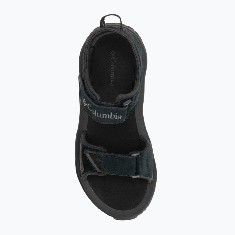 Columbia men's Konos Hiker 2-Strap sandals black/grill 5