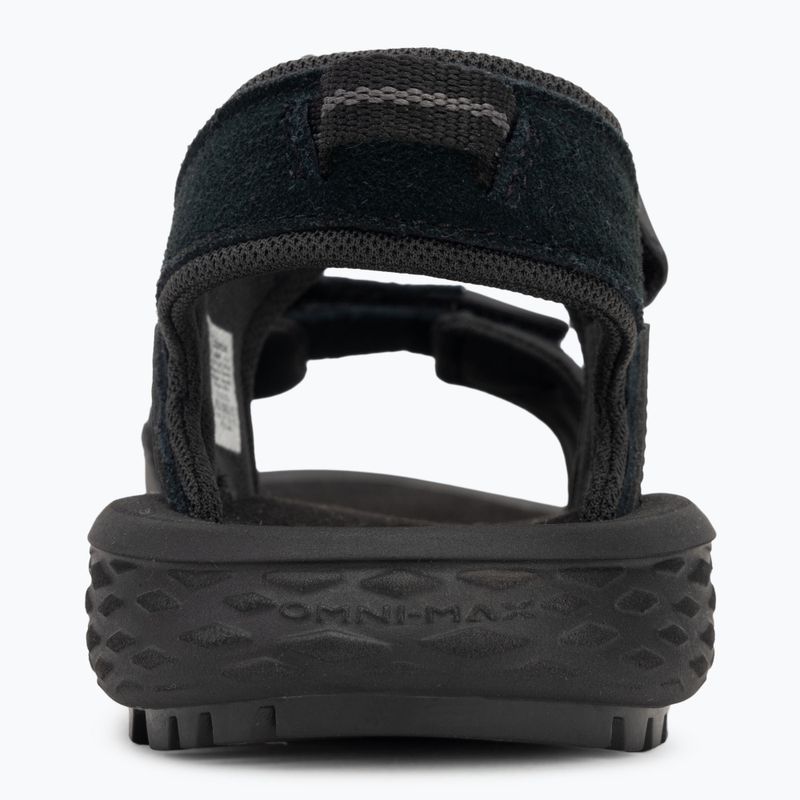 Columbia men's Konos Hiker 2-Strap sandals black/grill 6