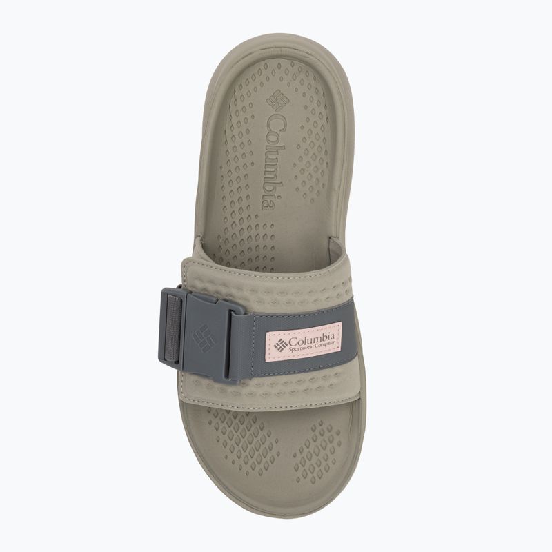 Women's slides Columbia Peakfreak Roam grey green/ti grey steel 5