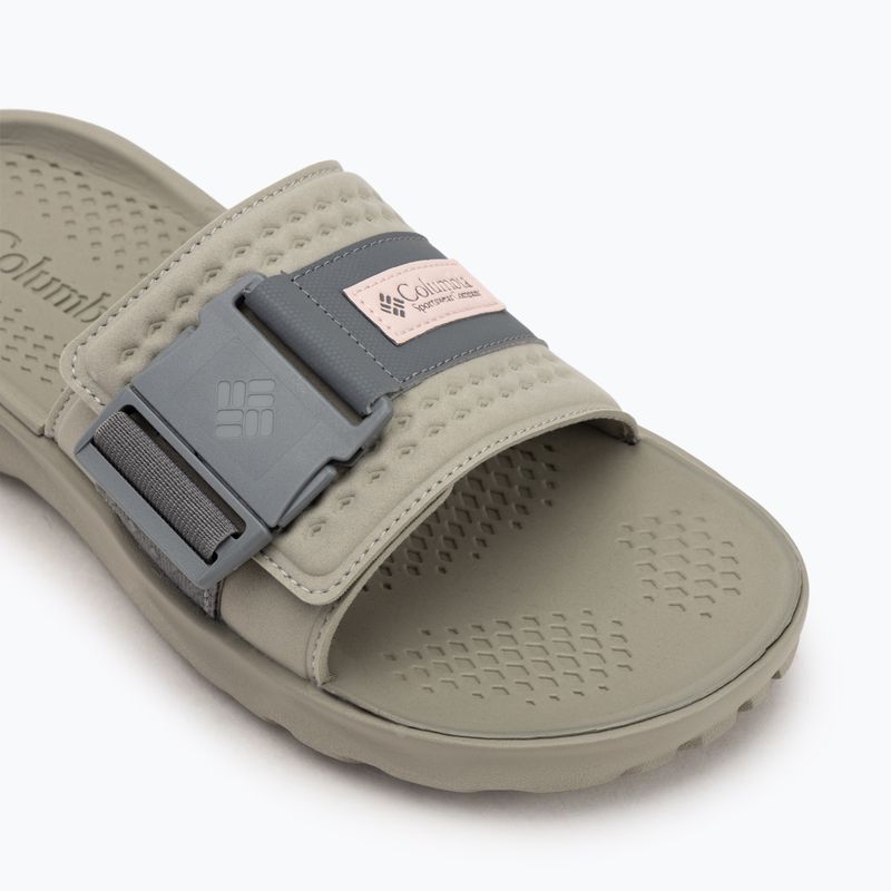 Women's slides Columbia Peakfreak Roam grey green/ti grey steel 7