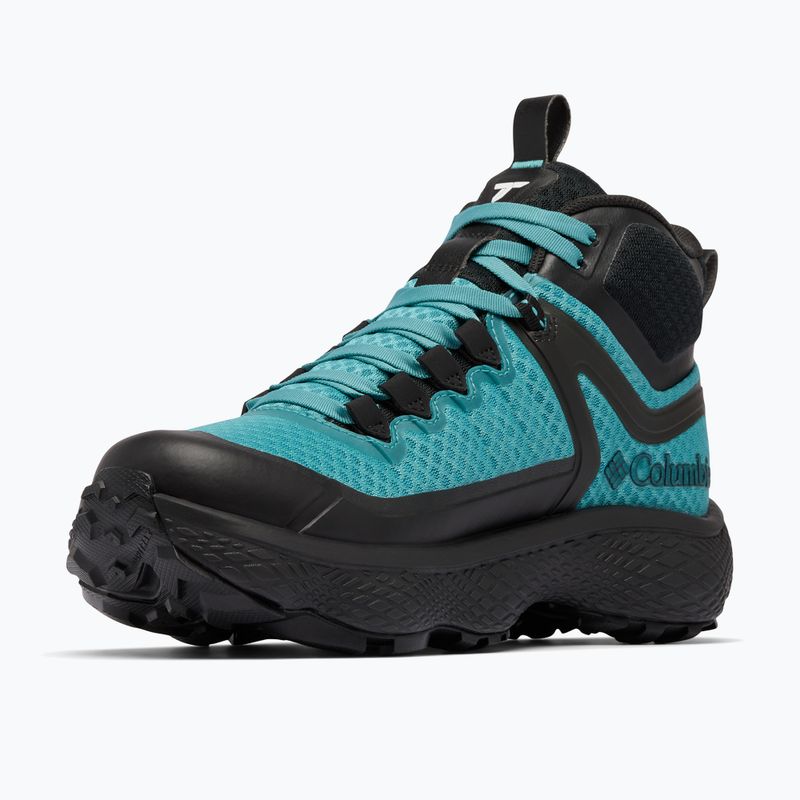 Women's hikinh boots Columbia Escape Thrive Titanum Mid Outdry teal/black 10