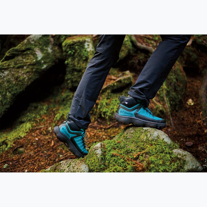 Women's hikinh boots Columbia Escape Thrive Titanum Mid Outdry teal/black 17