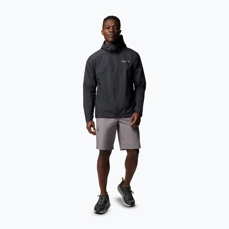 Men's wind jacket Columbia Loop Trail II Windbreaker black 2