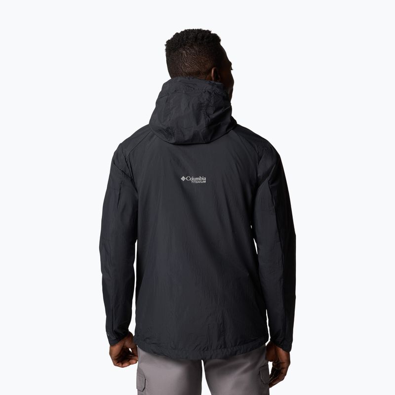 Men's wind jacket Columbia Loop Trail II Windbreaker black 3