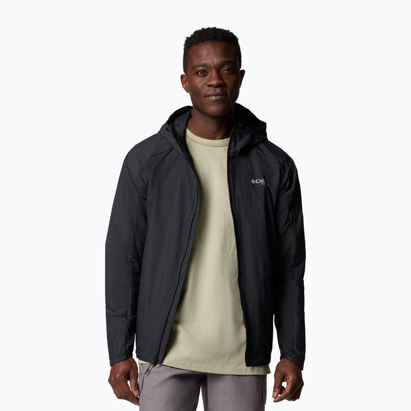 Men's wind jacket Columbia Loop Trail II Windbreaker black 5