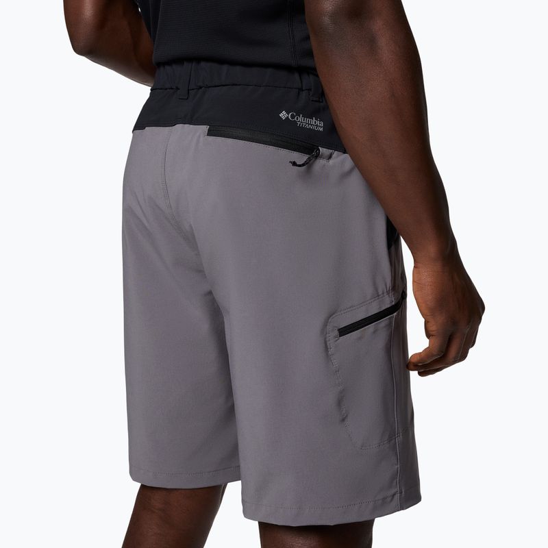 Men's trekking shorts Columbia Triple Canyon II city grey 6