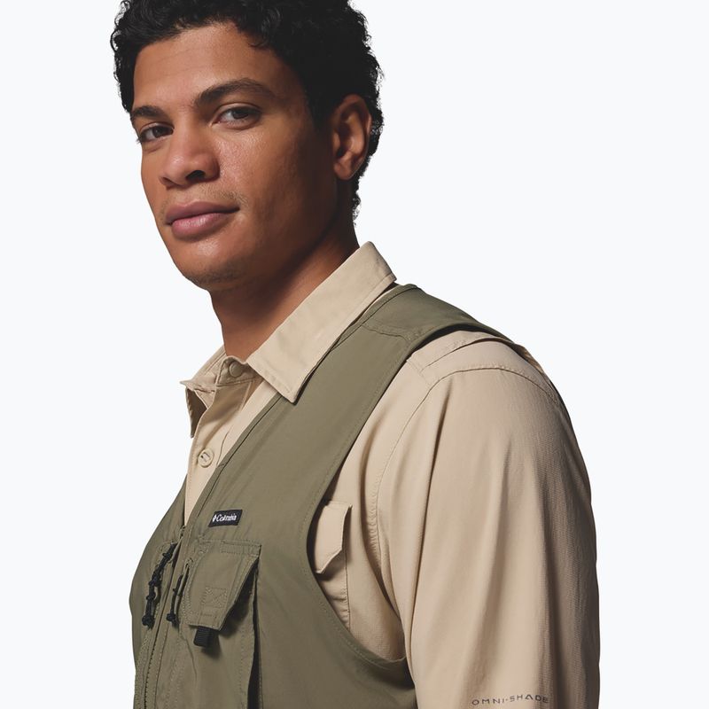 Men's trekking gilet Columbia Silver Ridge Utility stone green 8