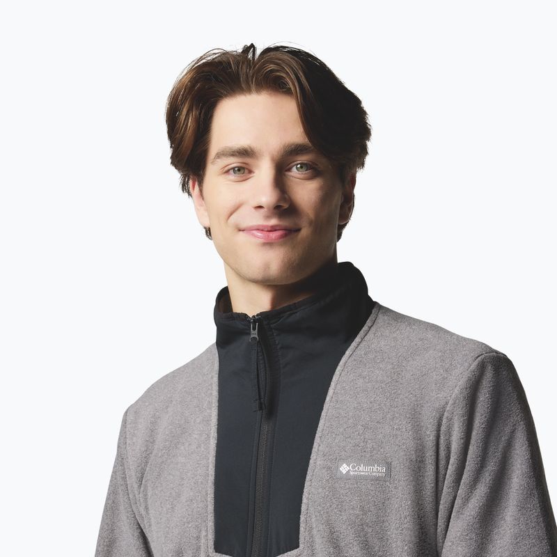 Men's sweatshirt Columbia Sequoia Grove FZ Fleece city grey heather/black 5