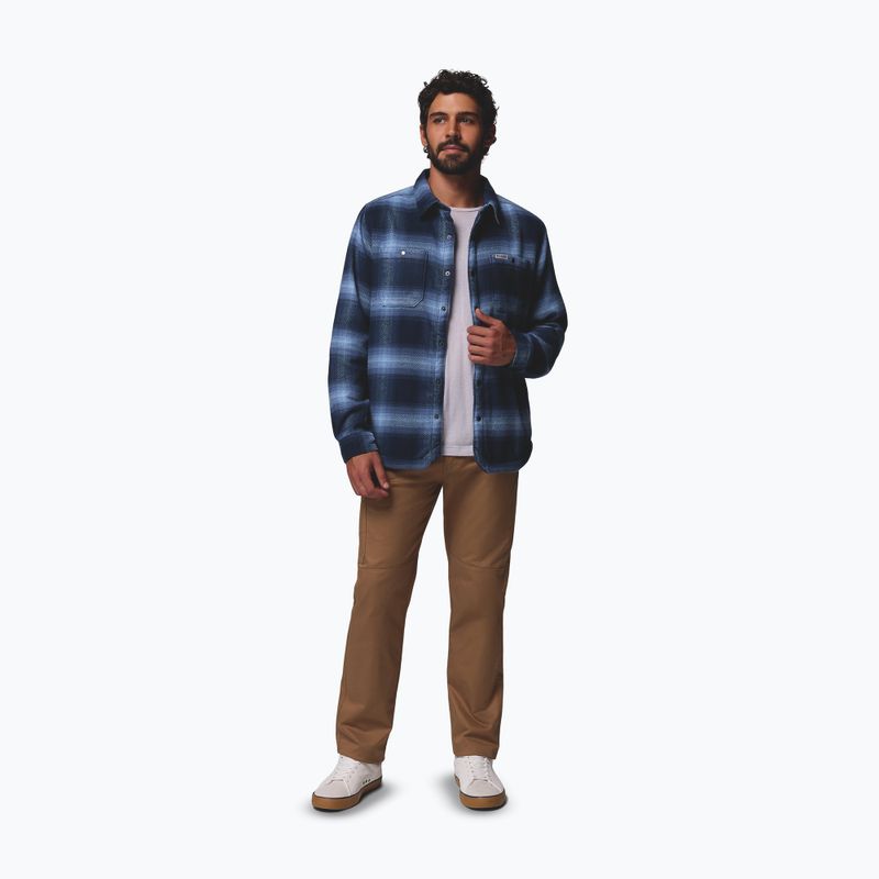 Men's shirt Columbia Windward II collegiate navy blurred ombre 2