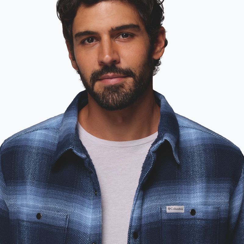 Men's shirt Columbia Windward II collegiate navy blurred ombre 6