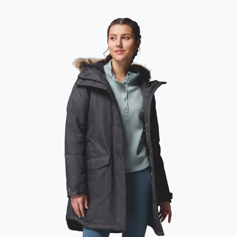Women's insulated coat Columbia Suttle Mountain Long Insulated black 5