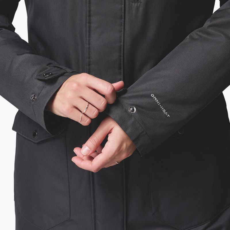 Women's insulated coat Columbia Suttle Mountain Long Insulated black 10