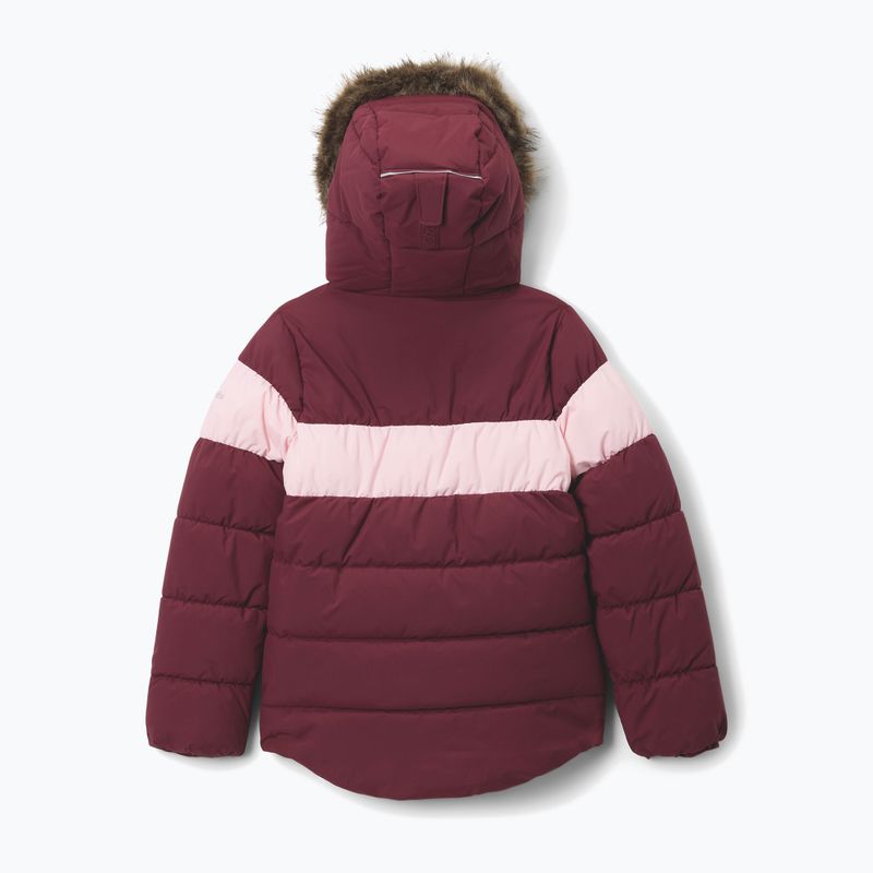 Children's ski jacket Columbia Arctic Blast III rich wine/satin pink 2