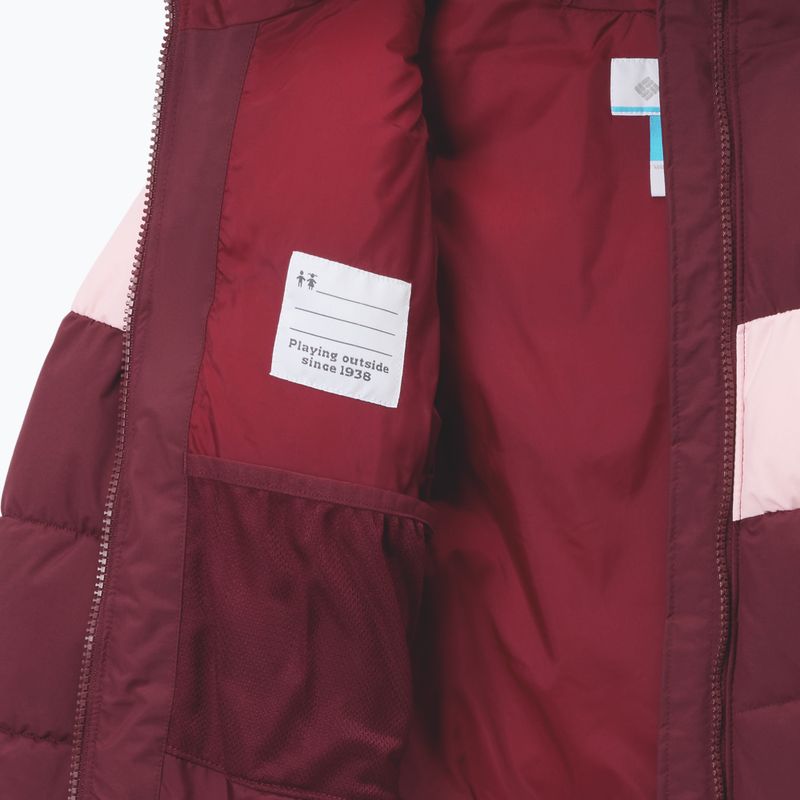 Children's ski jacket Columbia Arctic Blast III rich wine/satin pink 3