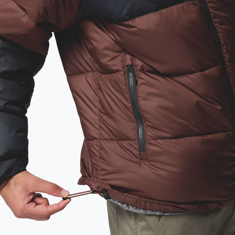 Men's insulated jacket Columbia Pike Lake II Hooded tobacco/black 9
