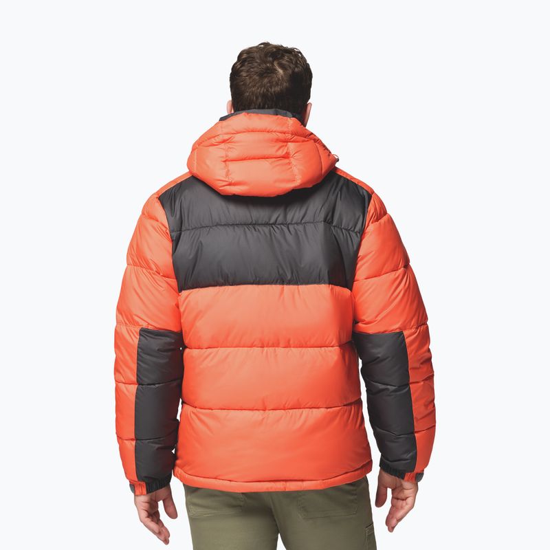 Men's insulated jacket Columbia Pike Lake II Hooded zing/shark 3