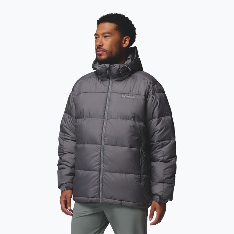 Men's insulated jacket Columbia Pike Lake II Hooded city grey 5