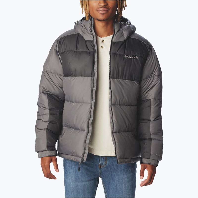 Men's insulated jacket Columbia Pike Lake II Hooded city grey