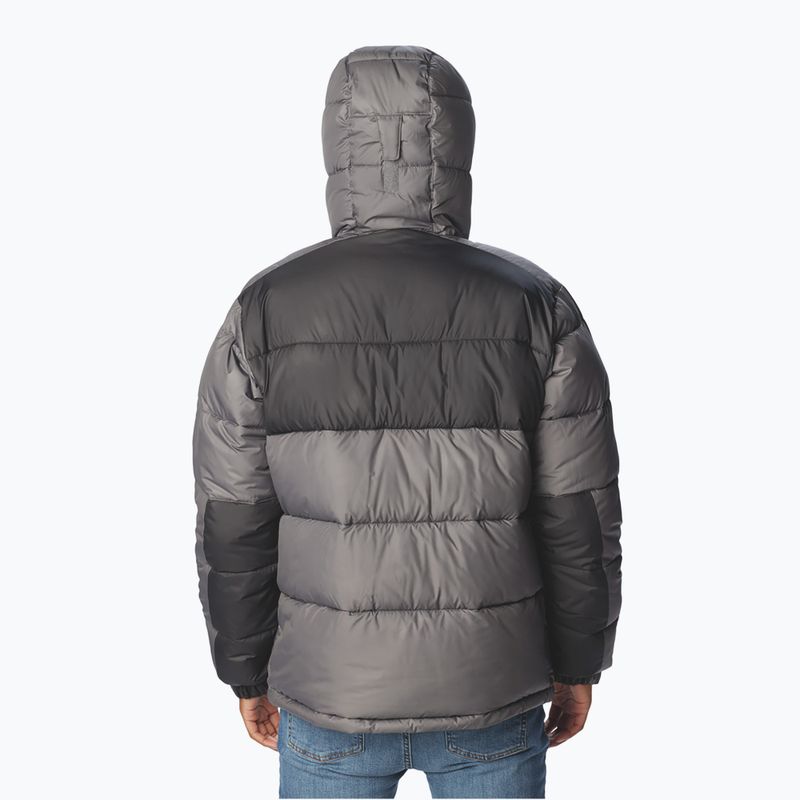 Men's insulated jacket Columbia Pike Lake II Hooded city grey 2