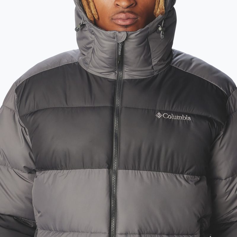 Men's insulated jacket Columbia Pike Lake II Hooded city grey 6