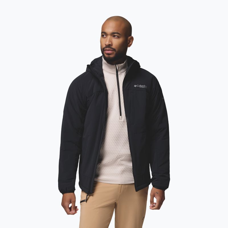 Men's insulated jacket Columbia Silver Leaf Lite Hooded black 5