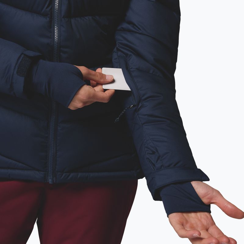 Women's ski jacket Columbia Abbott Peak II Ins collegiate navy/rich wine/eraser pink 6