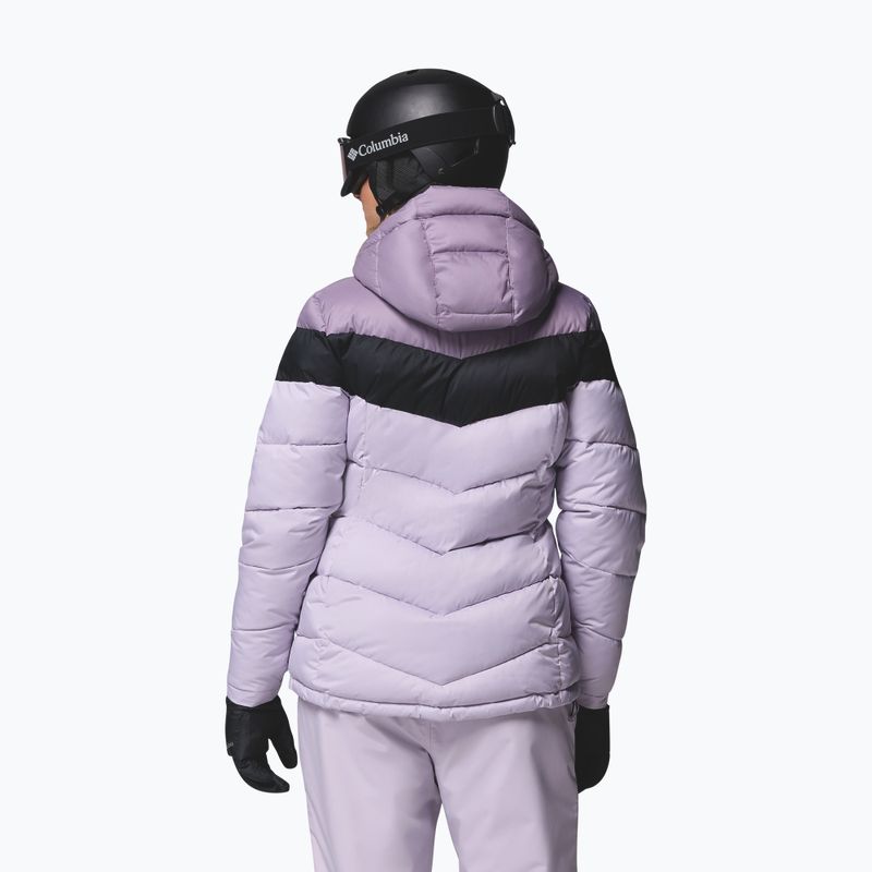 Women's ski jacket Columbia Abbott Peak II Ins lavender pearl/shale purple/black 3