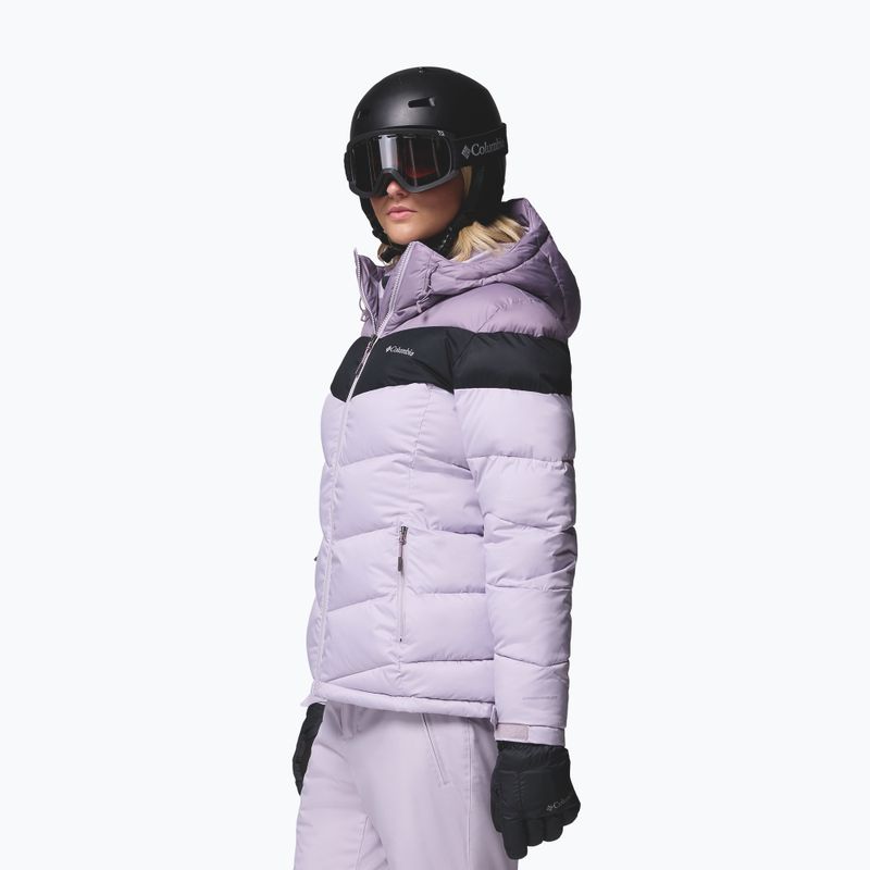Women's ski jacket Columbia Abbott Peak II Ins lavender pearl/shale purple/black 4