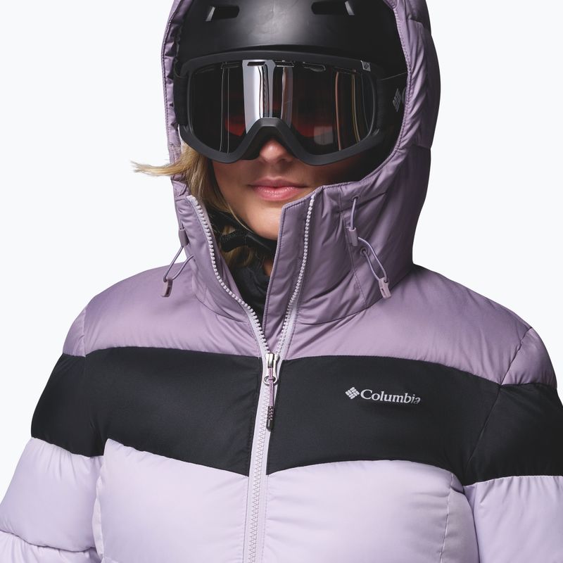Women's ski jacket Columbia Abbott Peak II Ins lavender pearl/shale purple/black 5