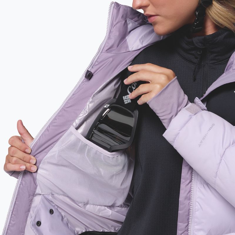 Women's ski jacket Columbia Abbott Peak II Ins lavender pearl/shale purple/black 9