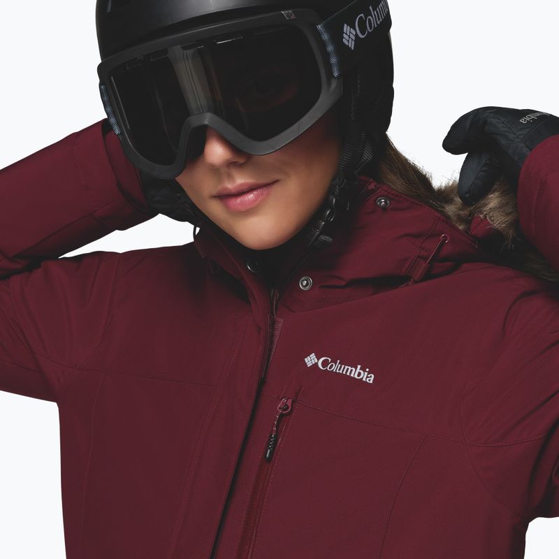 Women's ski jacket Columbia Ava Alpine II Ins rich wine 5