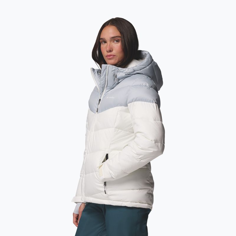 Women's ski jacket Columbia Abbott Peak II Ins sea salt/cirrus grey 4