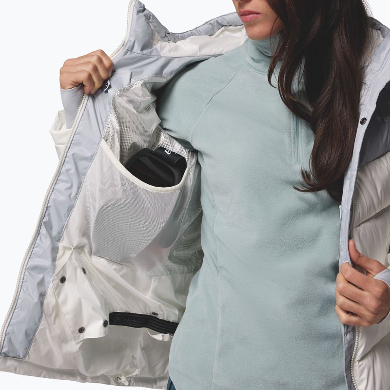 Women's ski jacket Columbia Abbott Peak II Ins sea salt/cirrus grey 10