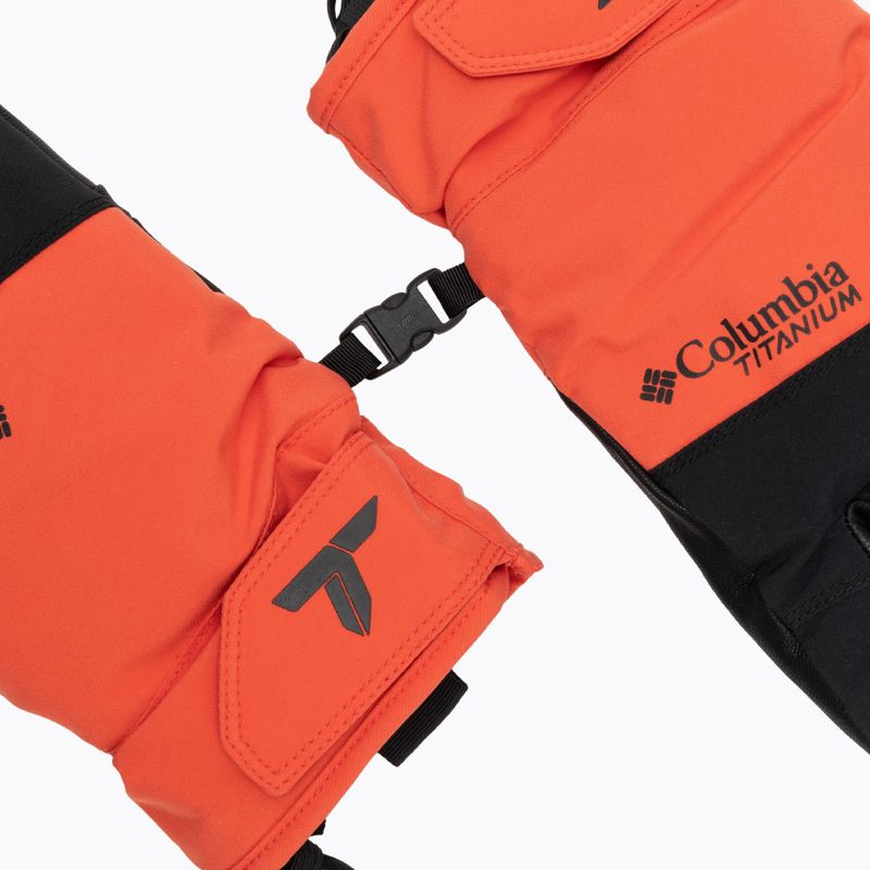 Men's trekking gloves Columbia PowBound zing/black 4