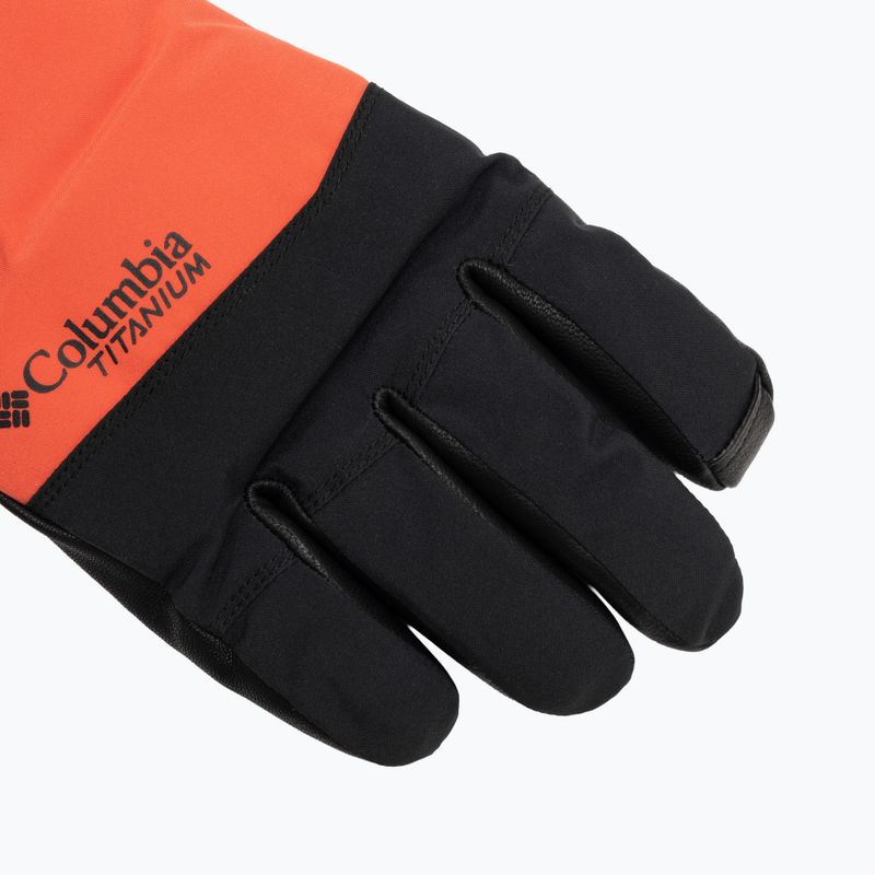 Men's trekking gloves Columbia PowBound zing/black 5