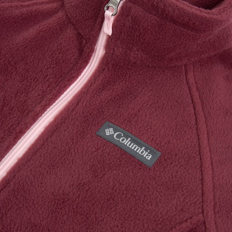 Children's fleece sweatshirt Columbia Benton Springs Fleece rich wine 3