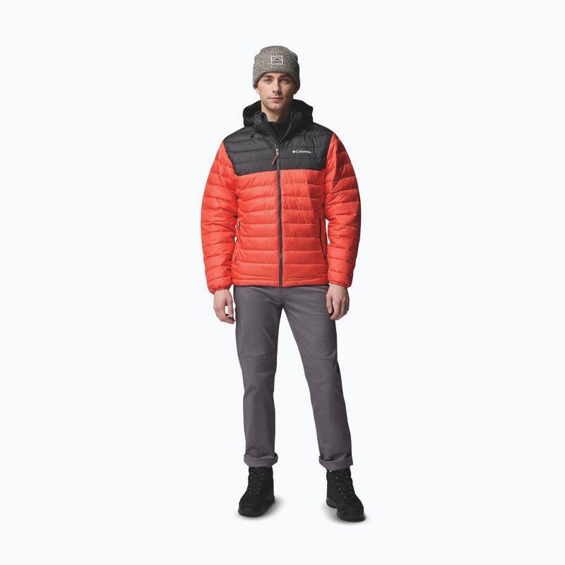 Men's jacket Columbia Powder Lite II Hooded zing/shark 2